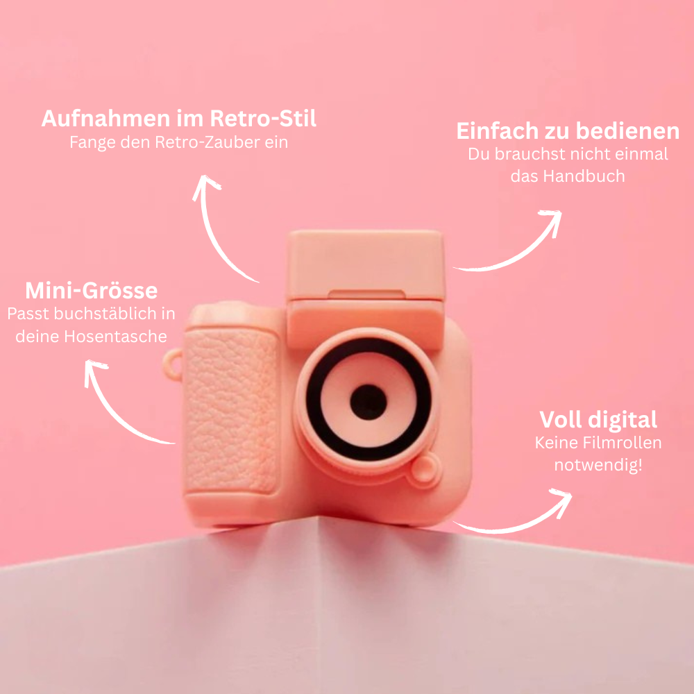 SoulPix - Mini Kamera mit Retro Stil - Hochauflösend