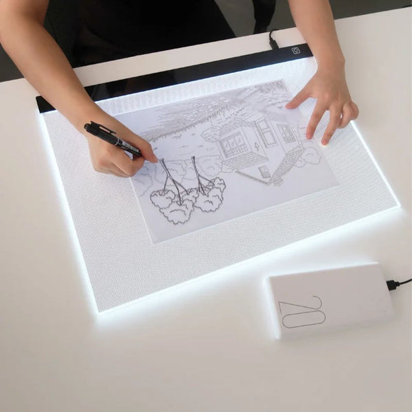 Splashy - Drawboard dimmbares LED Zeichenbrett zum durchpausen
